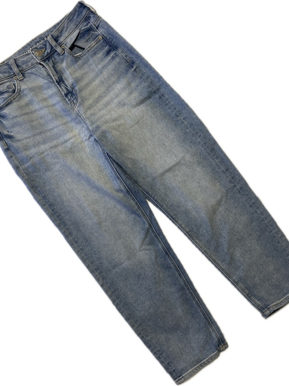 American Eagle Outfitters Women’s Flare Wide Leg Jeans - Light Blue Wash